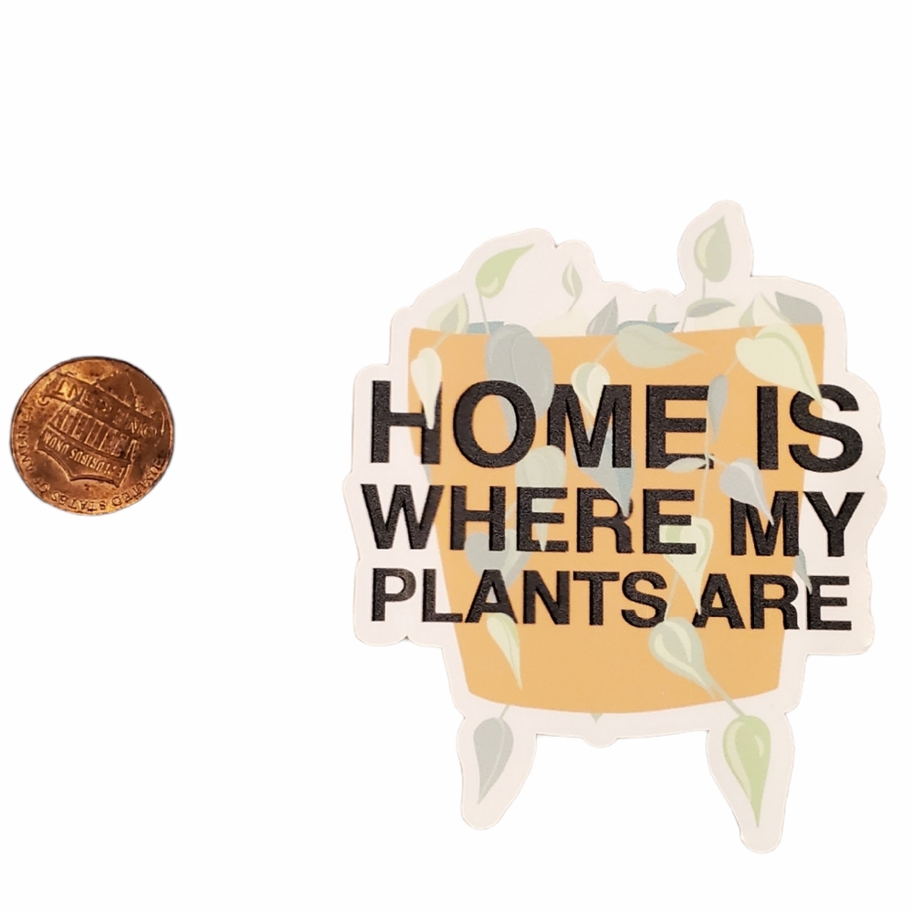 Plant sticker